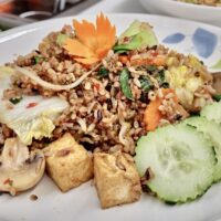 fried rice on a plate