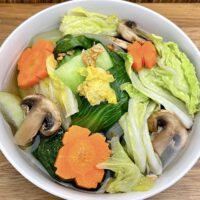vegetables soup in a bowl